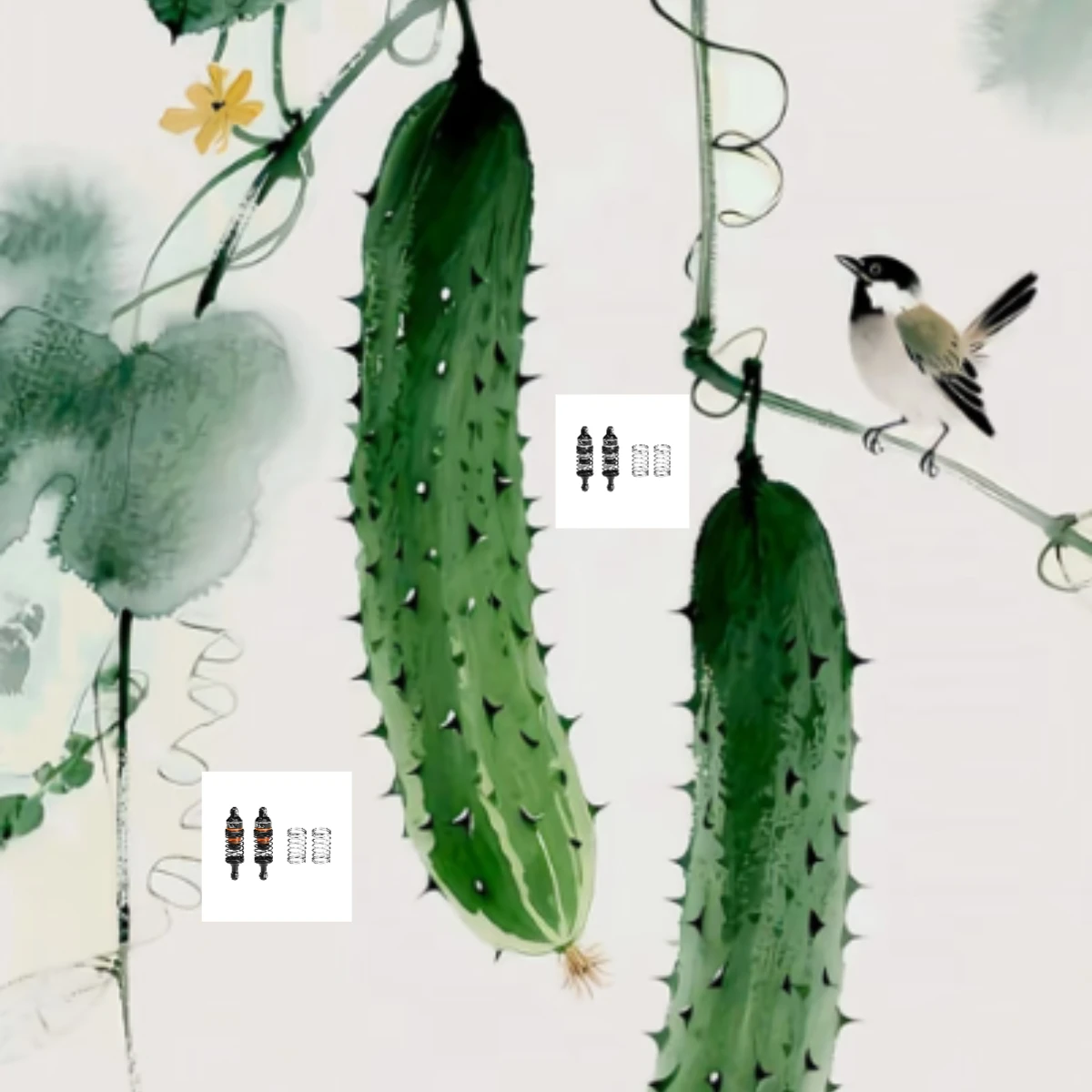 

GPM ALLOY FRONT/REAR ADJUSTABLE PROGRESSIVE SPRING SHOCK 63MM TRAXXAS MINI SLASH 4X4-108164-1 6061-T6