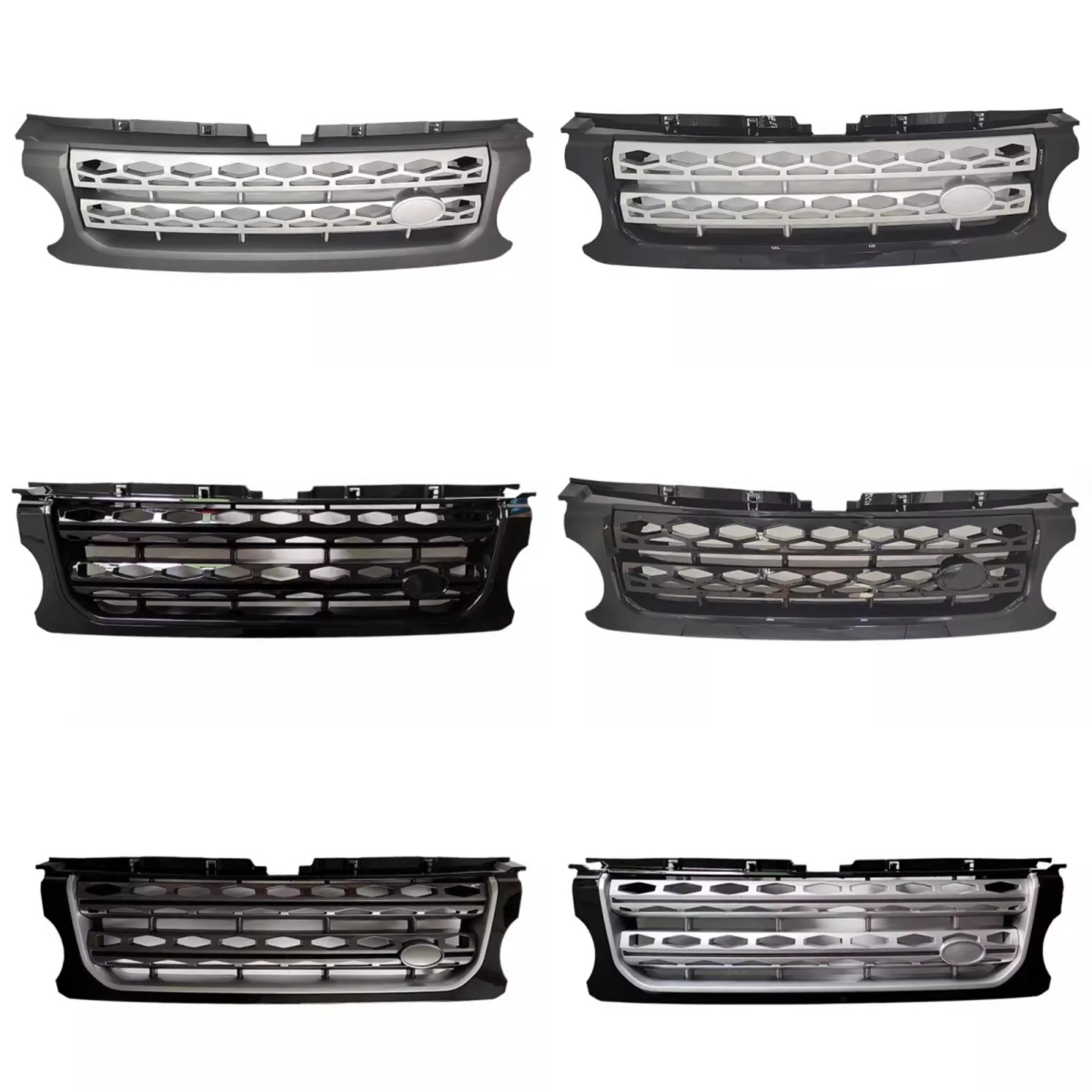 Black Grille Radiator Grill for Land Rover Discovery 4 10-16 Modified New Style Bumper Net Body Kit Car Accessories