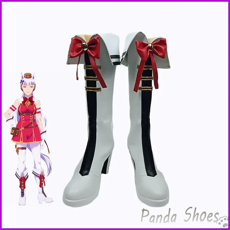 Umamusume Pretty Derby Gold Ship Cosplay Shoes Anime Game Long Cos Boots Cosplay Costume Prop Shoes for Halloween Party