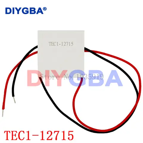 TEC1 12715 TEC 1 12715 136.8W 12V-15.4V 15A TEC 열전기 냉각기 펠티어(TEC1-12715)