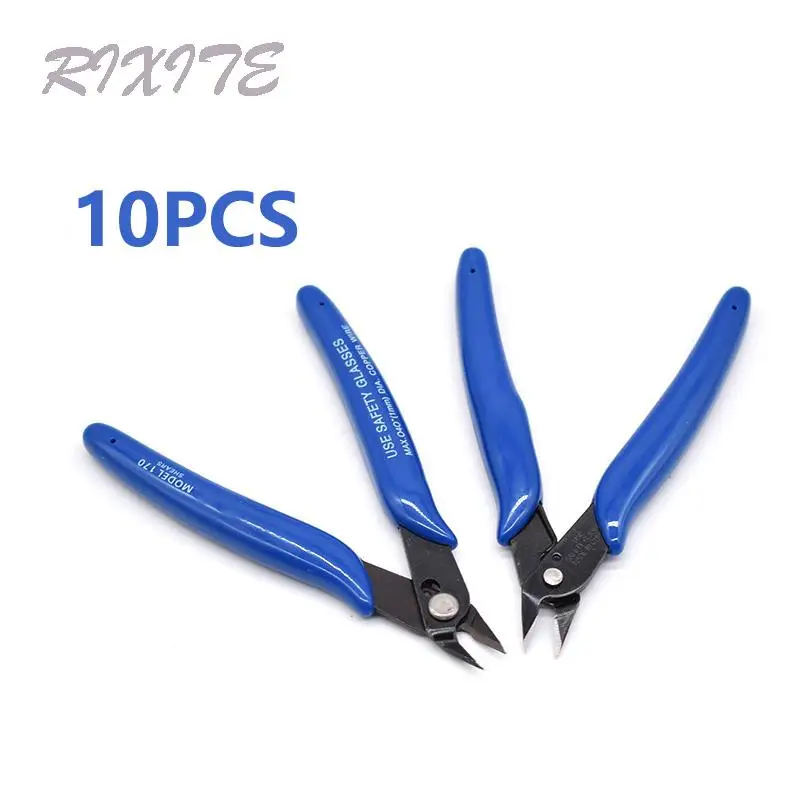 10pcs PLATO170 Wishful Clamp DIY Electronic Diagonal Pliers Side Cutting Nippers Wire Cutter 3D Printer Parts