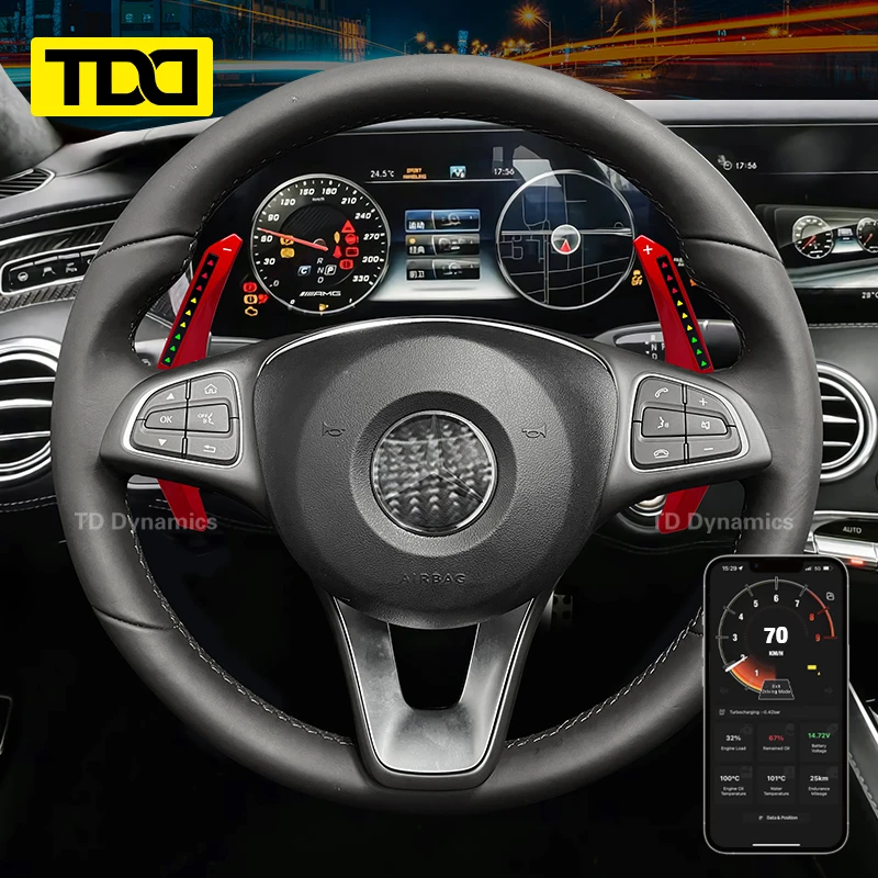 

TDD Smart Paddle Shifter Model Smart ONE For BENZ E GLA GLC V VITO B CLA CLS GLE GLS W204 W205 W213,S213