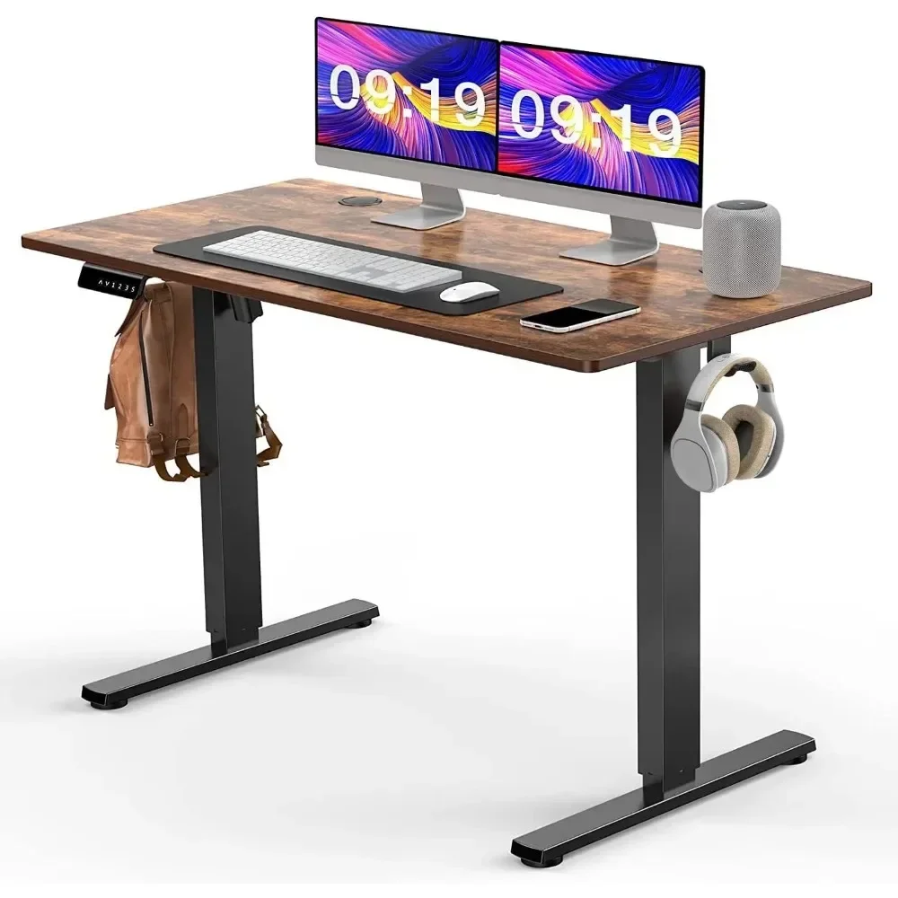 

For Standing Desk, 40 x 24 in Electric Height Adjustable Computer Desk Home Office Desks Sit Stand up Desk Computer Table with