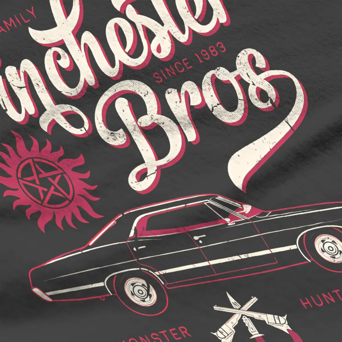 Winchester Bros Kawaii Girls t-shirt donna Supernatural TV Blusas Harajuku Casual manica corta Vintage top