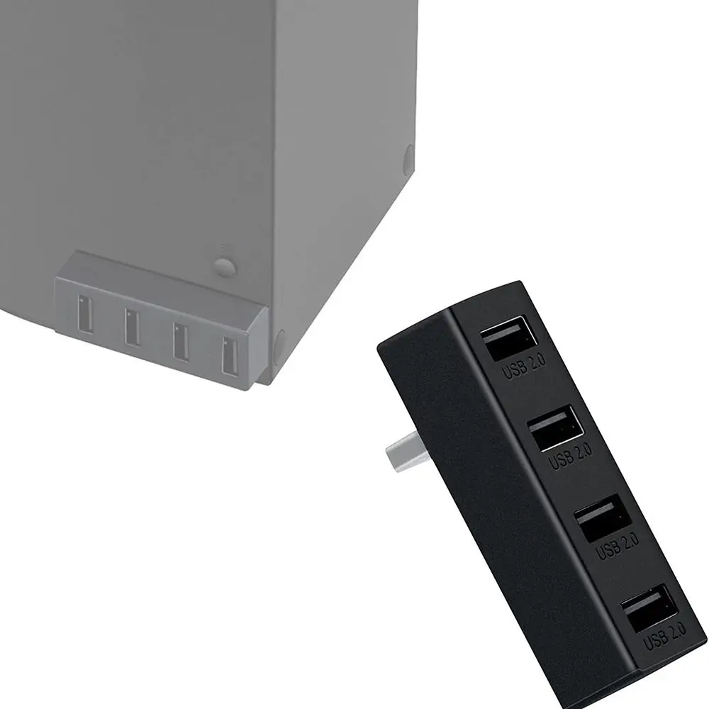 

4 Ports USB Hub 2.0 for Xbox Series XSS/XSX, High Speed USB Hub Splitter Expansion Adapter