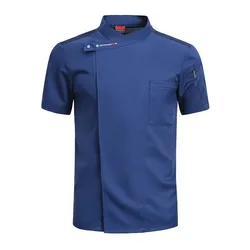 Ropa de trabajo de Chef de pastelería, chaqueta de cocinero, servicio de comida, Tops de cocina, camisa de cocina, monos de camarero de Hotel, uniforme de restaurante