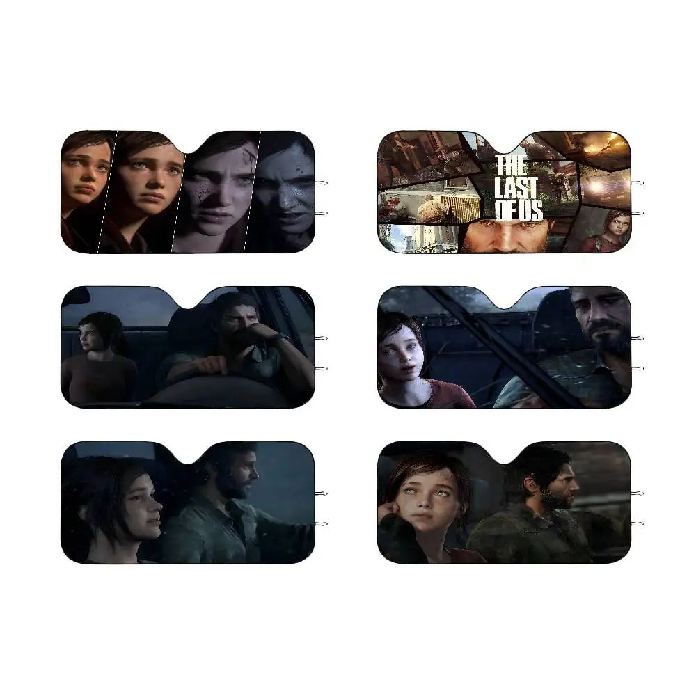 

POP Games T-The Last O-of Us-es Car Solar Protection Windshield Sunshade Car Window Windscreen Cover Sun Shade Auto Sun Visor