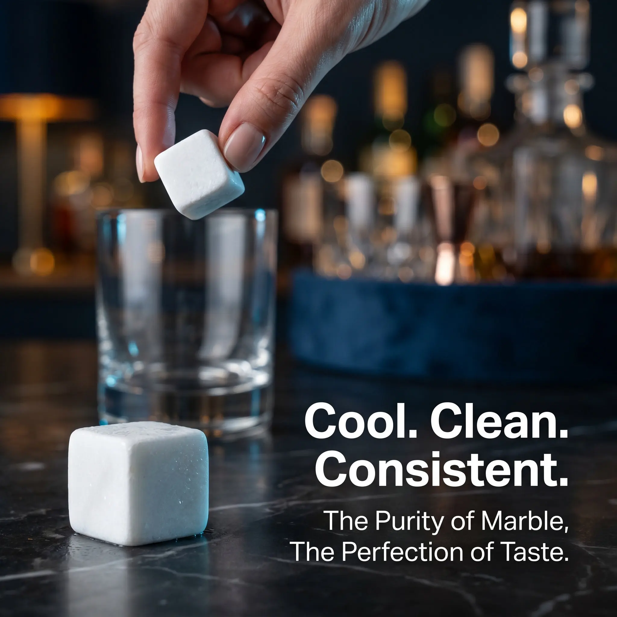12Pcs Wear-Resistant Whiskey Stones Marble Reusable Cooling Wine Cubes Convenient Ice Cubes Whiskey Accessory Household Ice Cube - view 6
