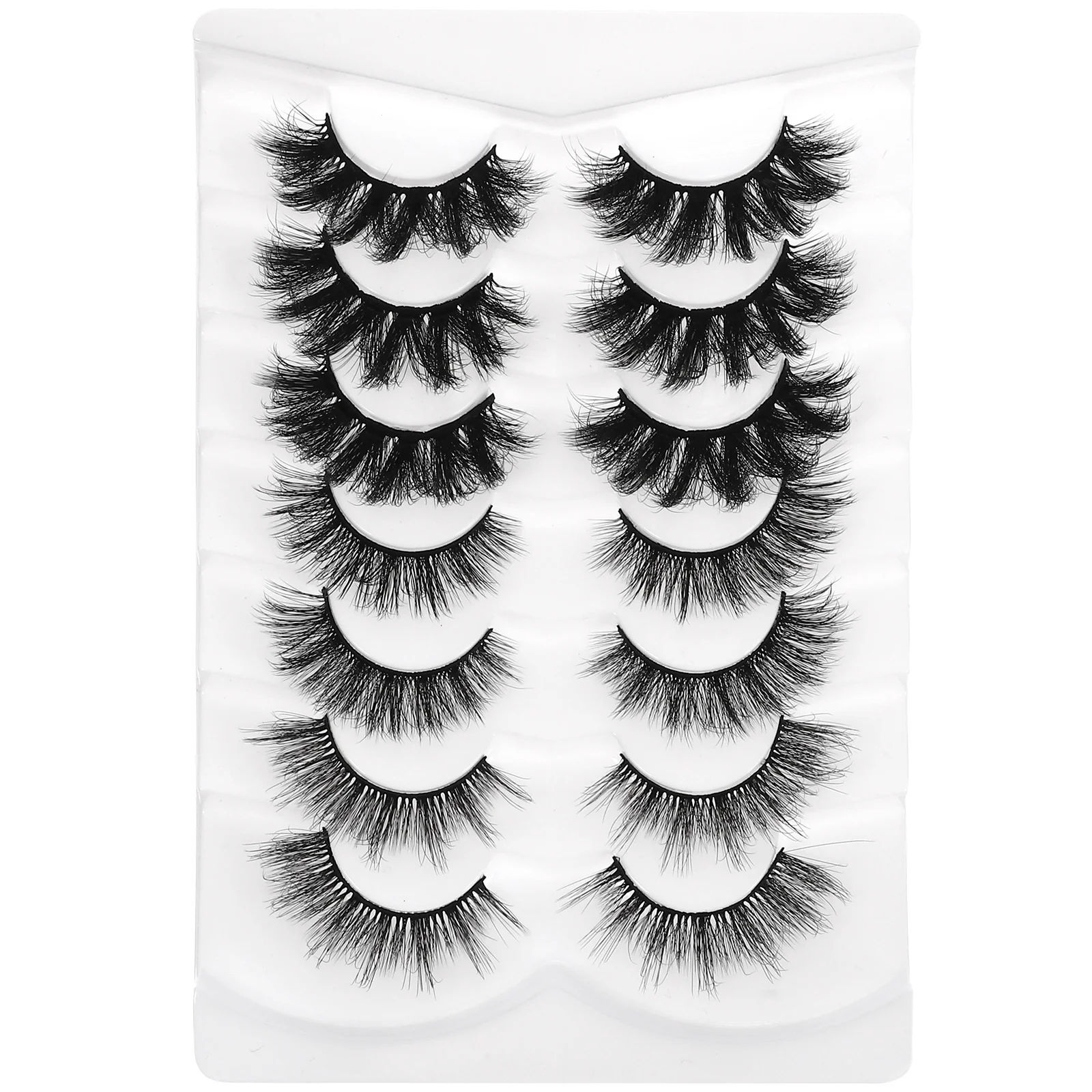 7Pairs Valse Wimpers Lichtgewicht Natuurlijke Volledige Wimpers Extensions voor Vrouwen Make-up Accessoires Party Valse Wimpers