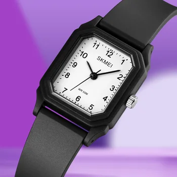 Skmei 1651 moda criativa feminina relógios de pulso quartzo pequena jovem senhora relógio reloj mujer luz fina meninas relógios quartzo