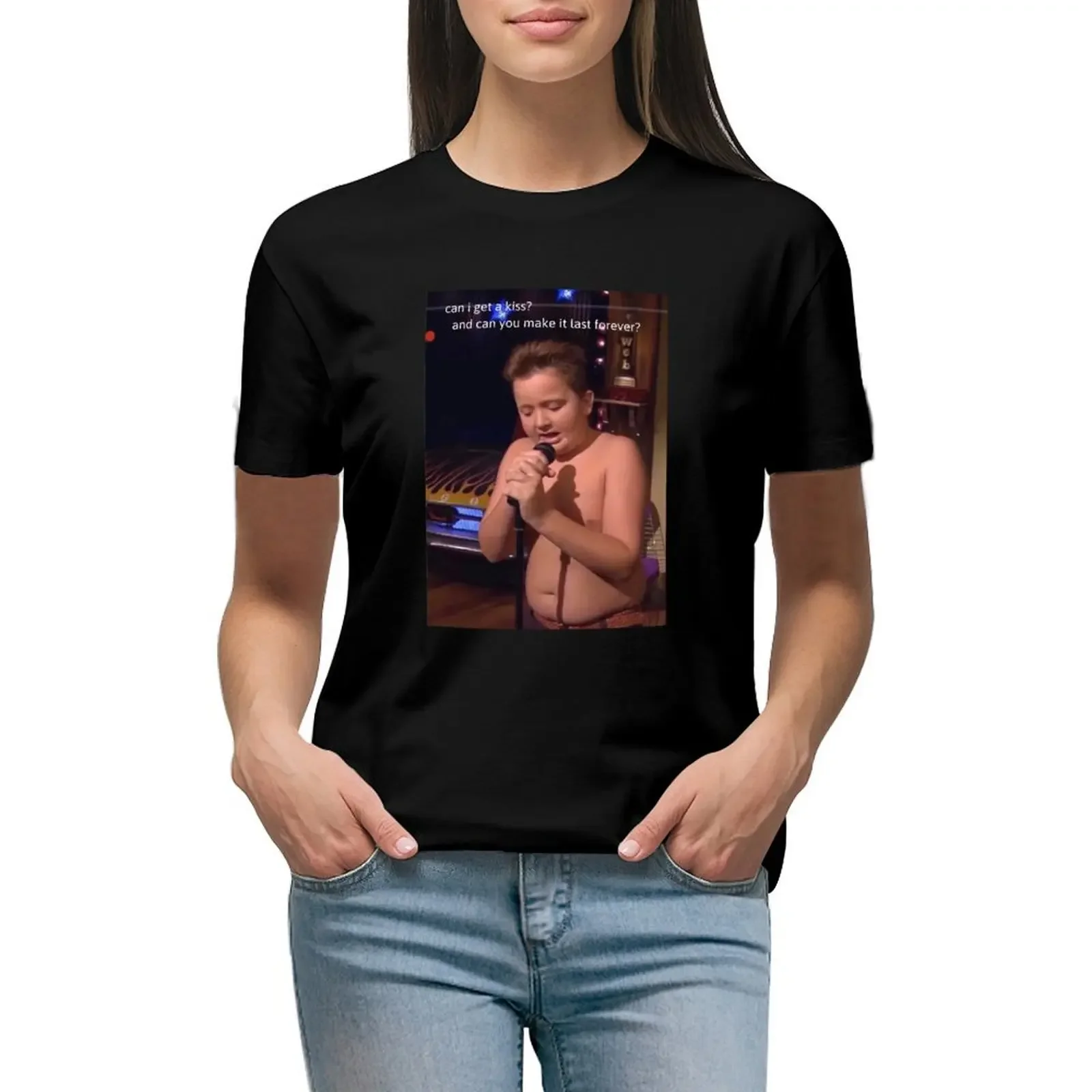 

Gibby Singing - iCarly T-Shirt graphics aesthetic clothes summer top Short sleeve tee summer blouses woman 2024