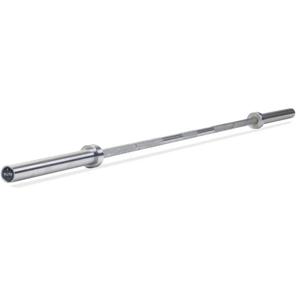 

Штанга для пауэрлифтинга 20 кг, диаметр 29 мм, с прочным хромированным покрытием, латунными втулками и улучшенной накаткой для повышенной прочности