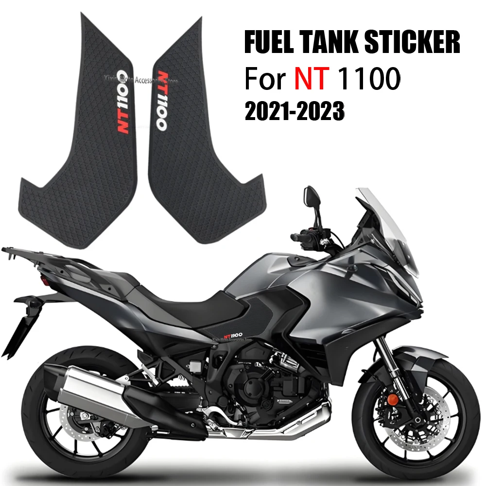 

For HONDA NT 1100 NT1100 2021-2023 Motorcycle accessories Non-Slip Side Fuel Tank Stickers Pad Rubber Sticker
