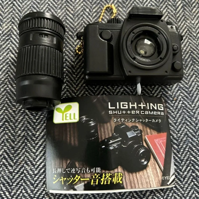 YELL Japan Gashapon Figure Anime Miniature LED Glance Camera Figurine Keychain Cute Capsule Toys Doll Decor Pendant Gift