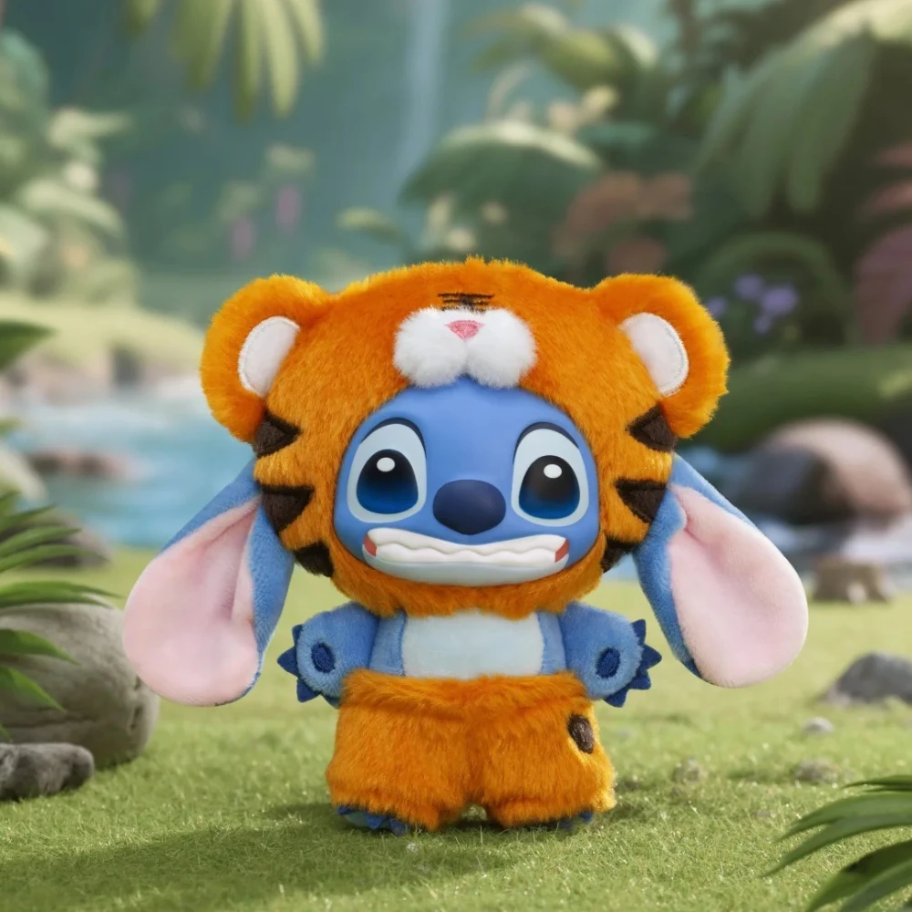 Новая серия Stitch Wild Animals, слепая коробка, милые коллекционные игрушки, виниловая фигурка аниме, плюшевая загадочная коробка, украшение, куклы, подарок