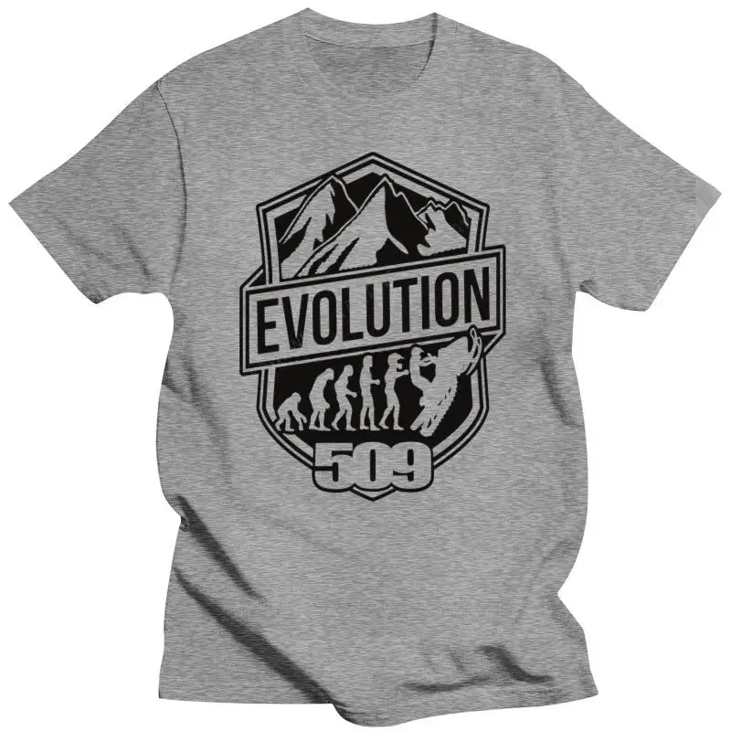 Cotton teeshirt t shirts Evolution Snowmobile 509 Tshirt (all Styles And Colors Aailable) male o-neck short sleeve casual tops