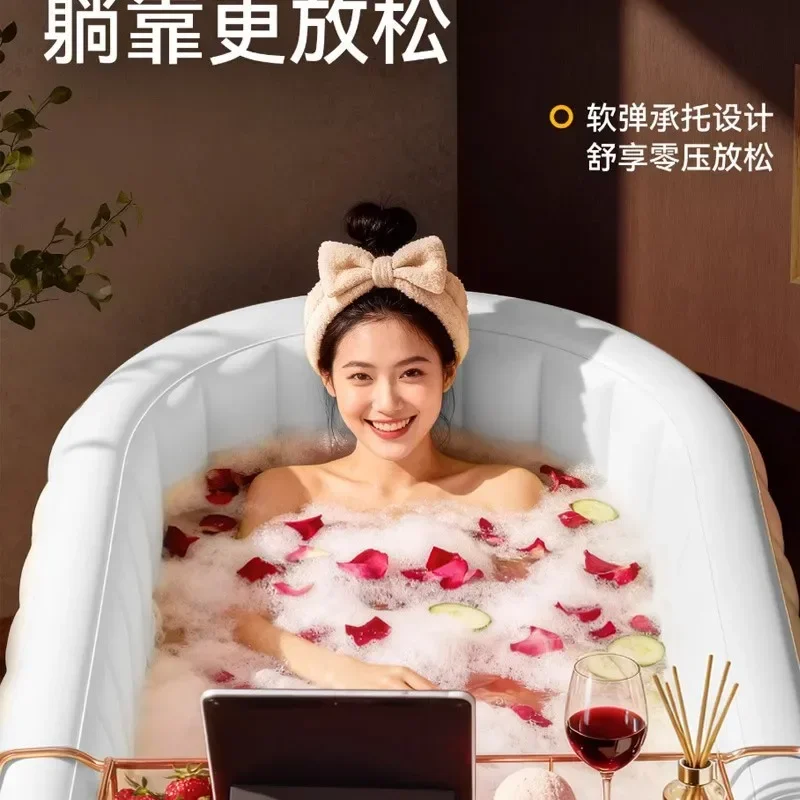 DSA bath bucket adult stack household automatic inflatable adult bath tub bath tub full body bidet