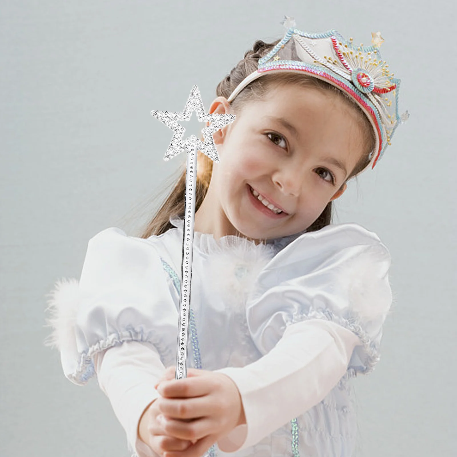 

10 Pcs Fairy Shiny Glitter Plastic Sticks Kids Gifts Pink Color Stage Performance Props Concert Dance Party Photography