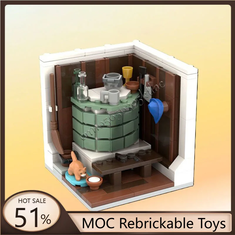 

New 291 Parts MOC Cosy Chamber Model Building Blocks DIY Sets Education Assembly Bricks Toys For Children Popular Birthday Gift
