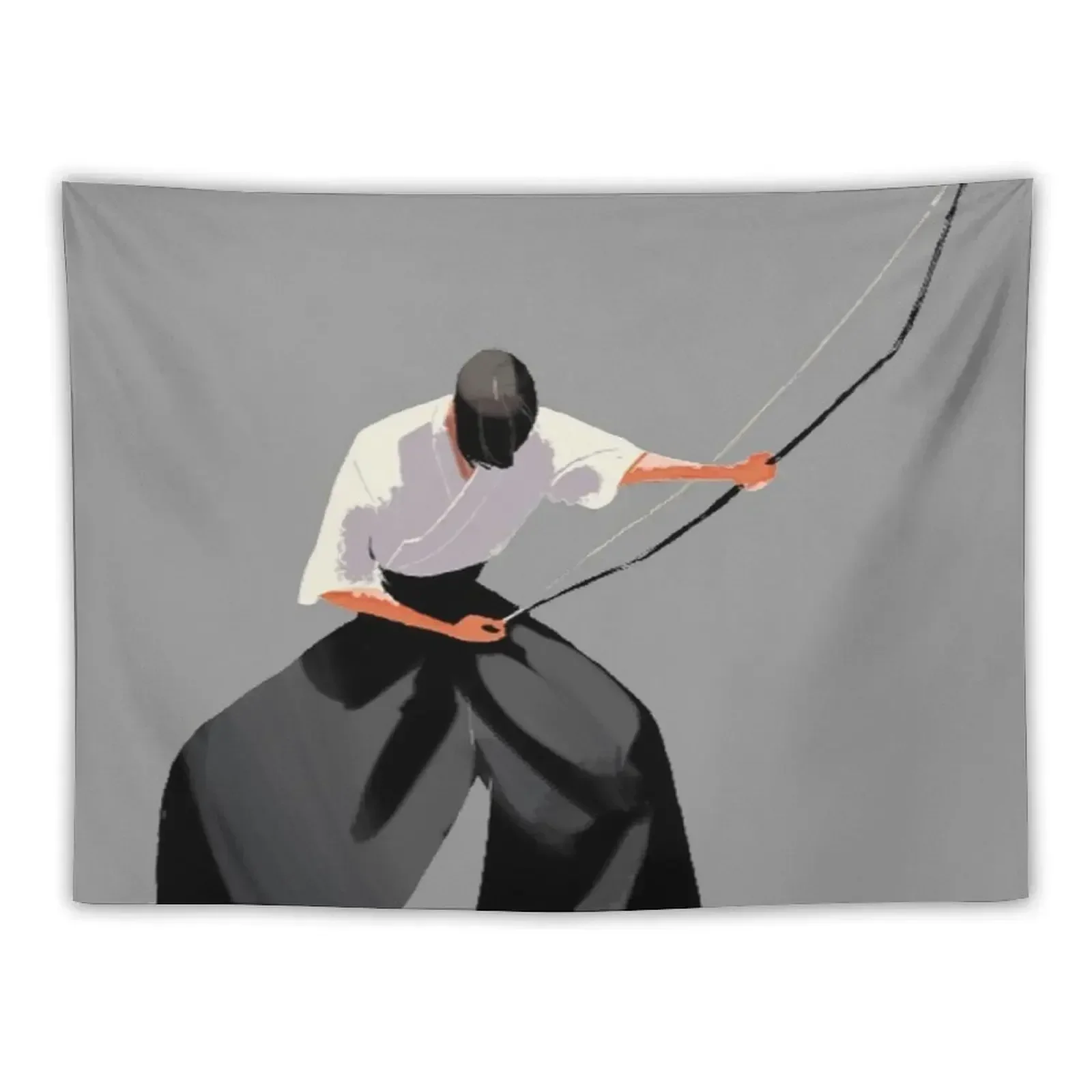 

Kyudo Art - Fighter preparing himself to use his bow Tapestry Bedrooms Decor Decorative Paintings Tapestry