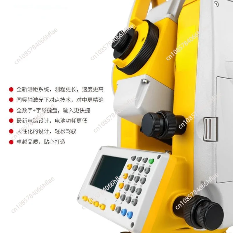 Тахеометр NTS-362R10U с геодезическими инструментами с цветным экраном может изменить несколько языков, высокая точность