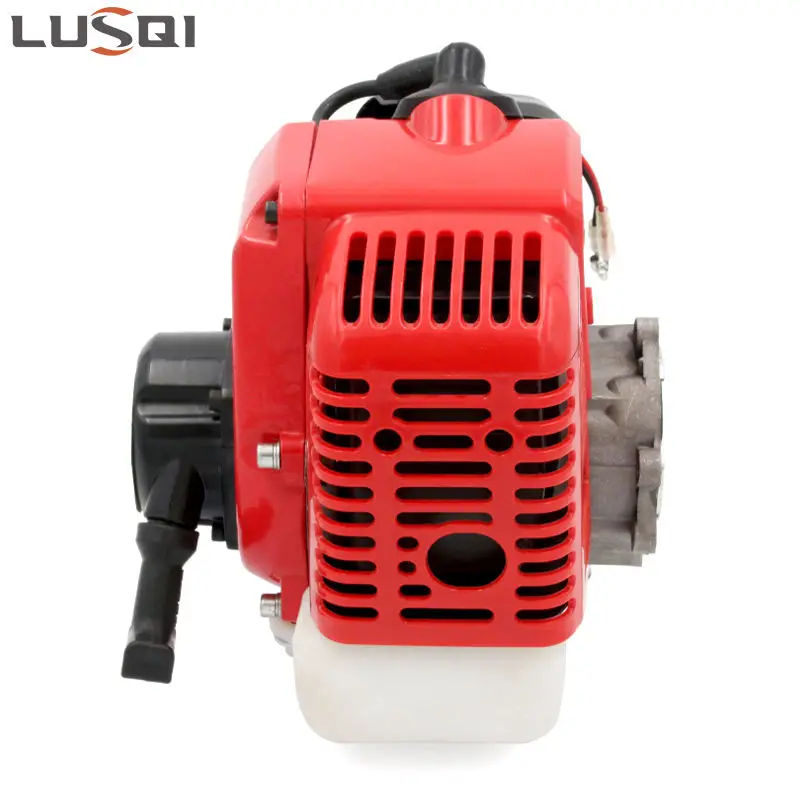 LUSQI 1E32F Gasoline Engine 22.5CC 0.75HP 0.65KW 2 Stroke Single Cylinder Petrol Engine Fit Lawn Mower Brush Cutter Water Pump