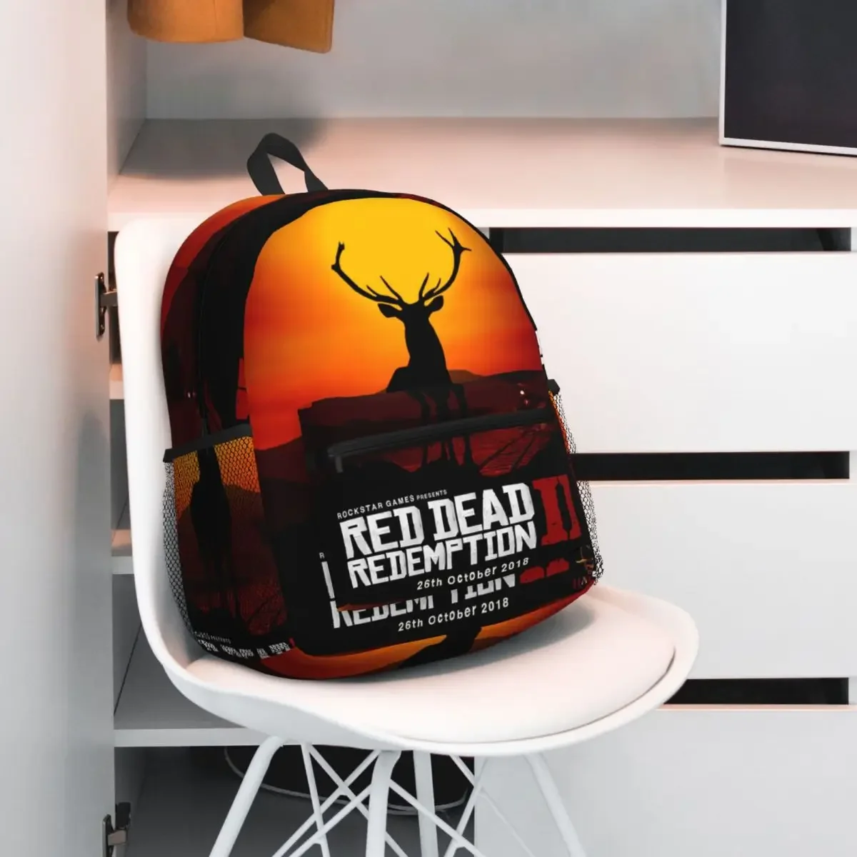 

Red Dead Redemption Student Backpack School Bag Hiking Travel Daypack for Men Women Fashion Bookbag Shoulder Bags
