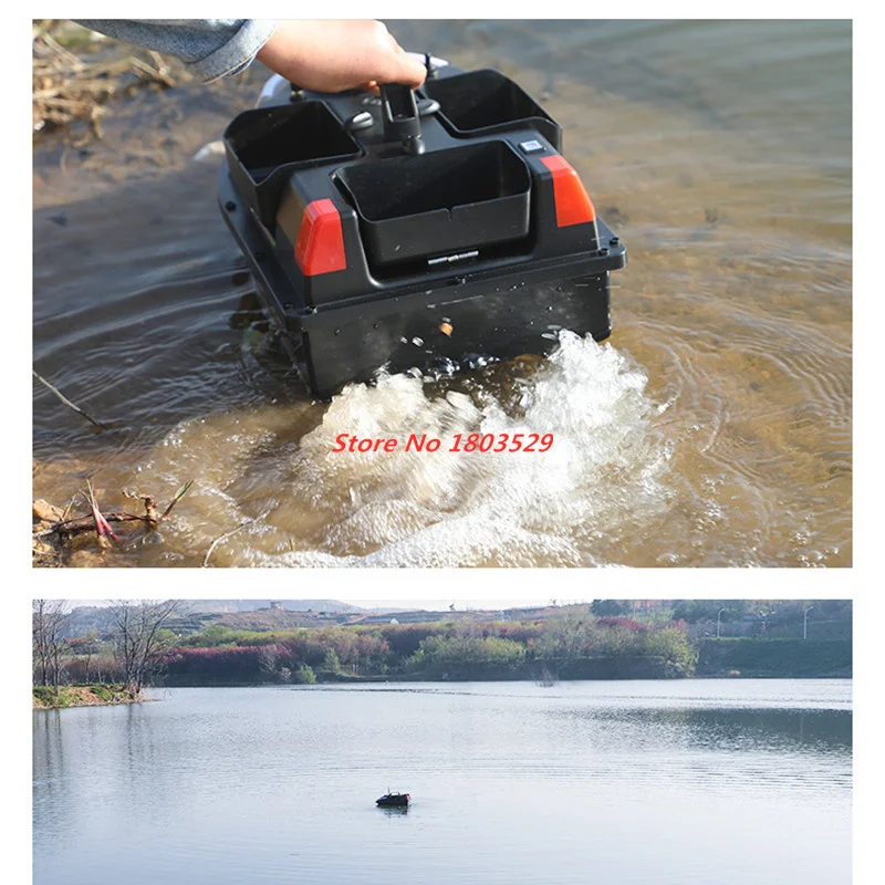 Professional GPS 100 Positioning Point 500M RC Nest Bait Boat 100 GPS Point 3Hopper Cruise GPS Auto Reurn GPS Fishing Boat Nest