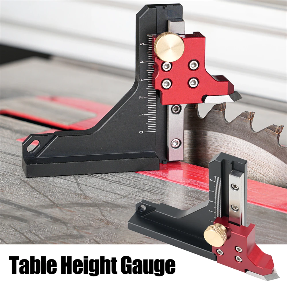 

Woodworking Table Height Gauge Precision Metric Depth Measurement Tool Ideal for DIY Projects Woodworking Tools Table Saw Table