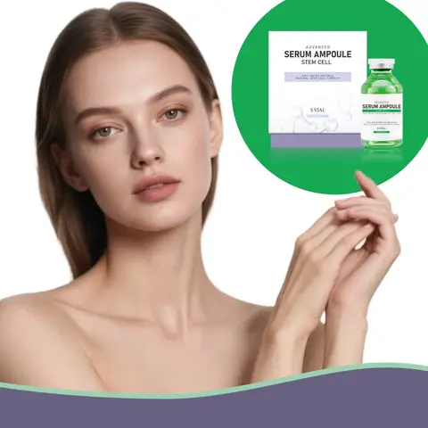 Facial Serum Nourishing Control Stem Cell Ampoule Essence Smoothing Glow Boosting Skin-firming Korean Skin Care
