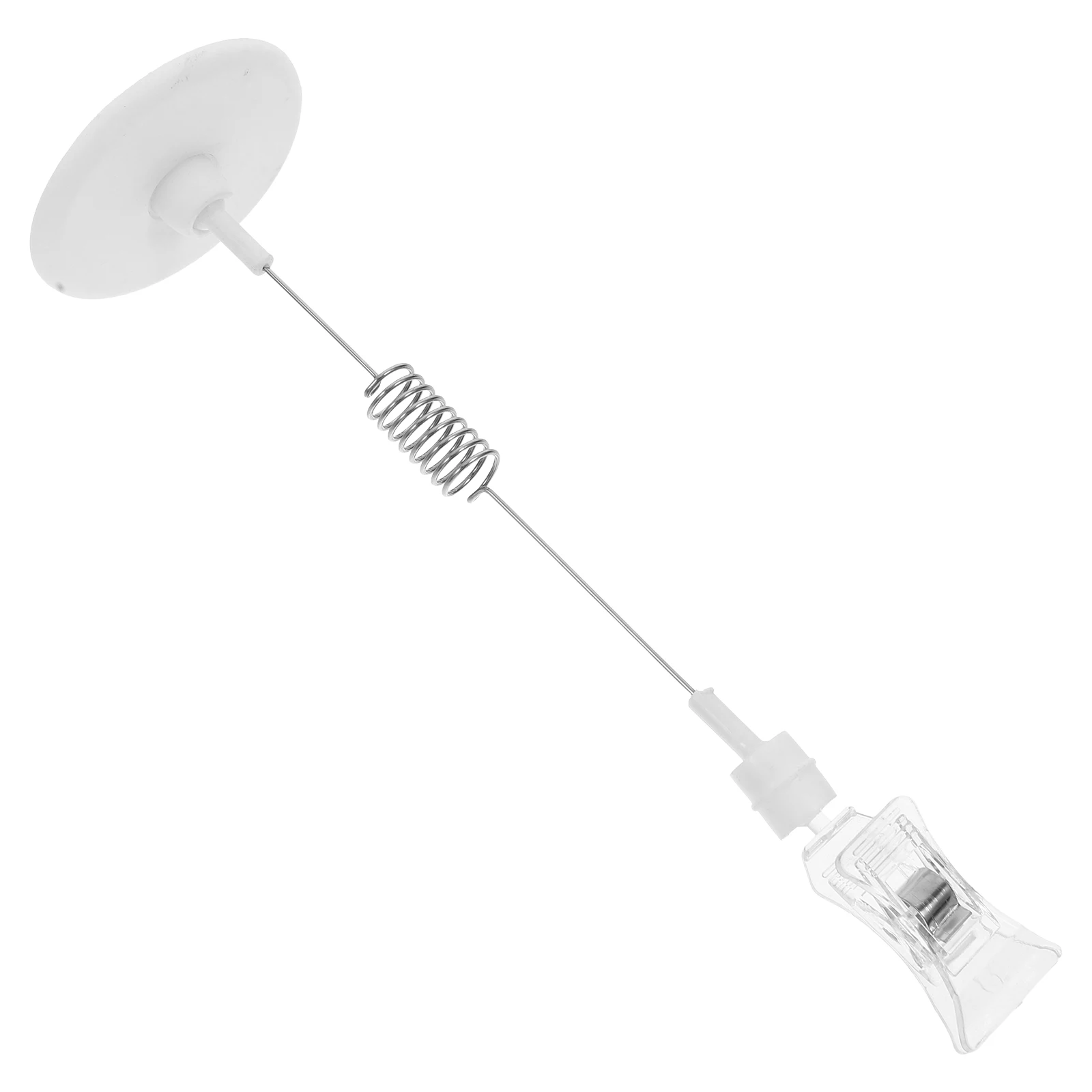 

6 Pcs Clip Disc Rack Pcs) Merchandise Sign Holder Clips Supermarket Clip-on Clear Cards Storage Display Signs Desk