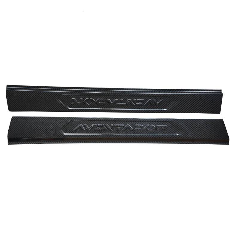 

Car Accessories Real Carbon Fiber Auto Parts Door Sills For Lamborghini Aventador LP700