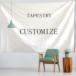 Customized Tapestry Boho Mandala Tapestries Witchcraft Wall Tapestry Print Your Photo Hippie Wall Hanging Blanket Tapestry