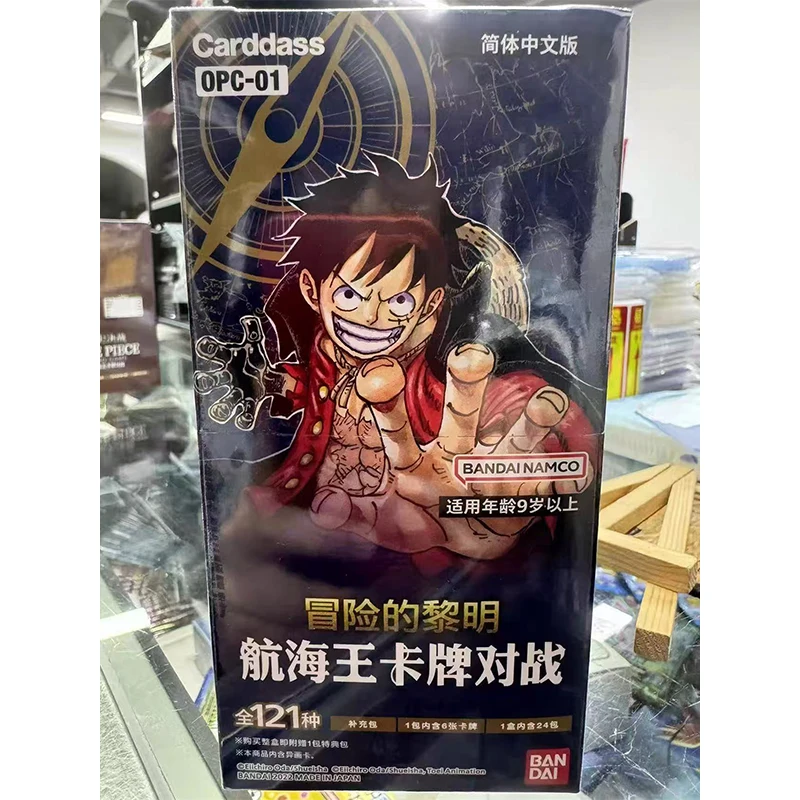 BANDAI Original Chinese Version One Piece Card Game OPC-01 02 03 The Dawn of Adventure Tcg Booster BOX Collection Card in Stock
