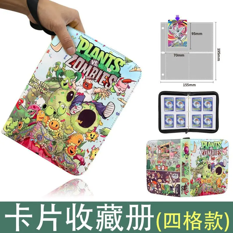 Nowy Album na Karty Plants Vs. Zombies, Segregator na Karty, Wizytownik, Gadżet do Gry, Modne Zabawki z Kreskówek, Prezenty dla Dzieci