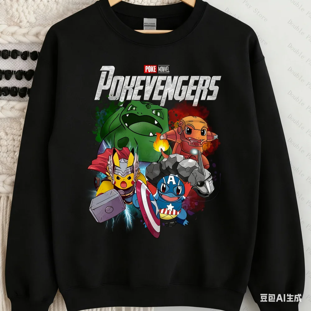 2026-mashup-pokemon-vingadores-pokevengers-moletom-engracado-super-heroi-mashup-crewneck-bonito-pokemon-marvel-camisetas-masculinas-y2k