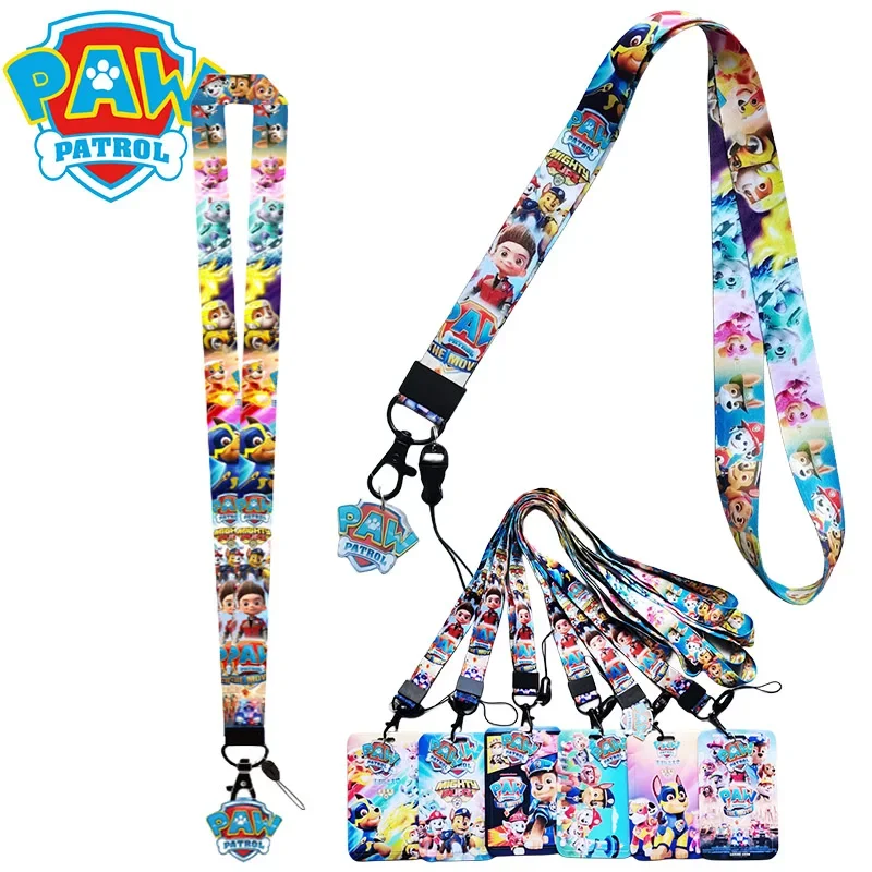 

Paw Patrol Lanyard for Keys Chain Cute Lanyard Kids Keychain Mobile Phone USB Badge Key Ring Holder ID Card Neck Straps Rope