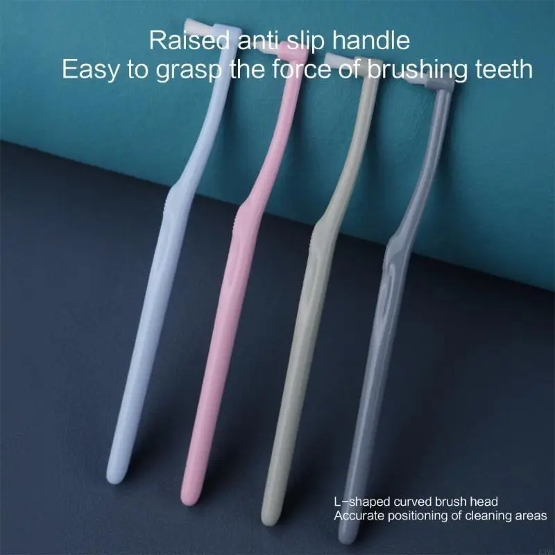 

R3MF Dental Orthodontic Toothbrush Soft Interdental Brush Deep Cleaning Pointed/Flat