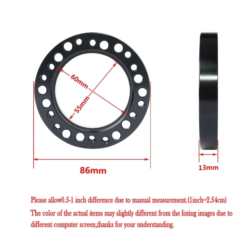 Wyścigi samochodowe zestaw piast do kierownicy Hub Adapter Spacer 1.3CM 13mm 1/2 cala