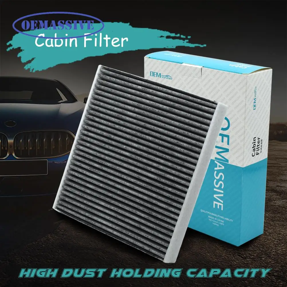 OEMASSIVE Car Pollen Cabin Air Filter Activated Carbon 5Q0819653 For Audi A3 TT VW Golf 7 Passat Seat Leon Skoda Octavia Superb