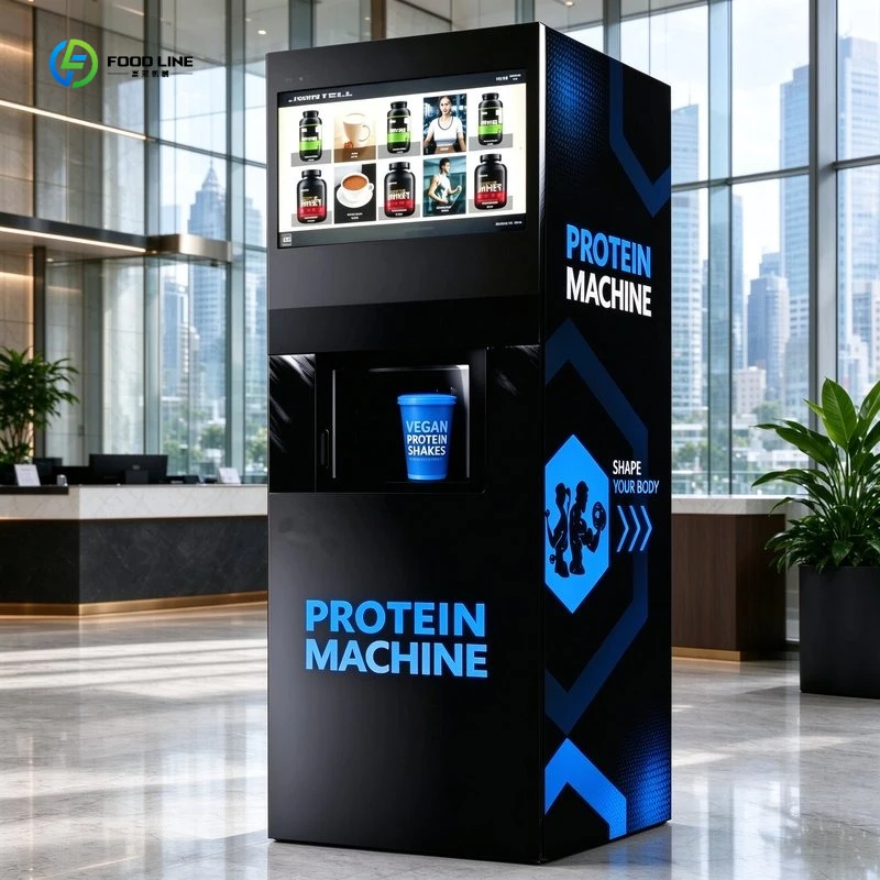Intelligent Automatic Protein Shake Vending Machine Multi Flavor Custom Drink Dispenser Commercial Fitness Vending FL Customized