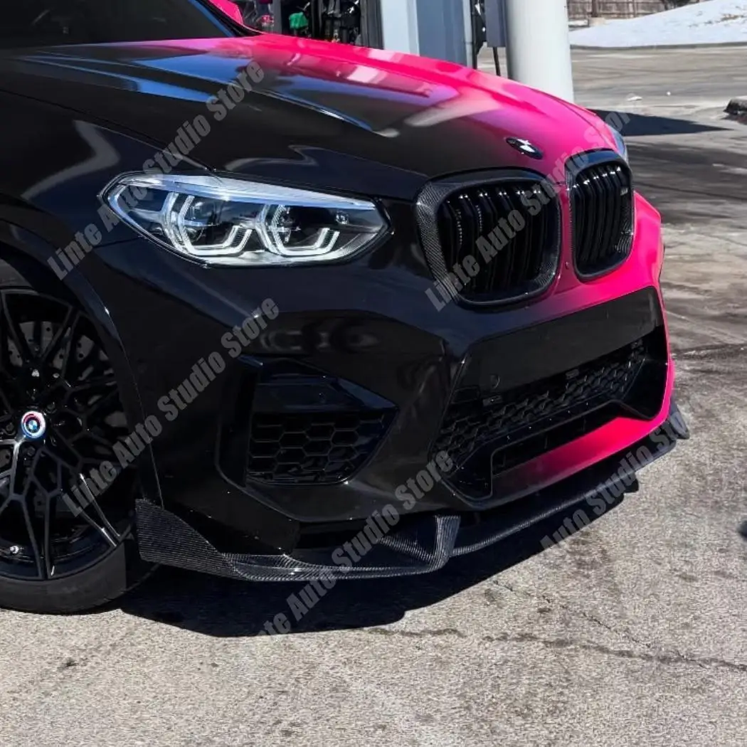 

For BMW X3 M F97 X4 M F98 Competition Facelift 2021 2022 2023 2024 Front Bumper Lip Spoiler Splitter MP Style Trim Body Kits