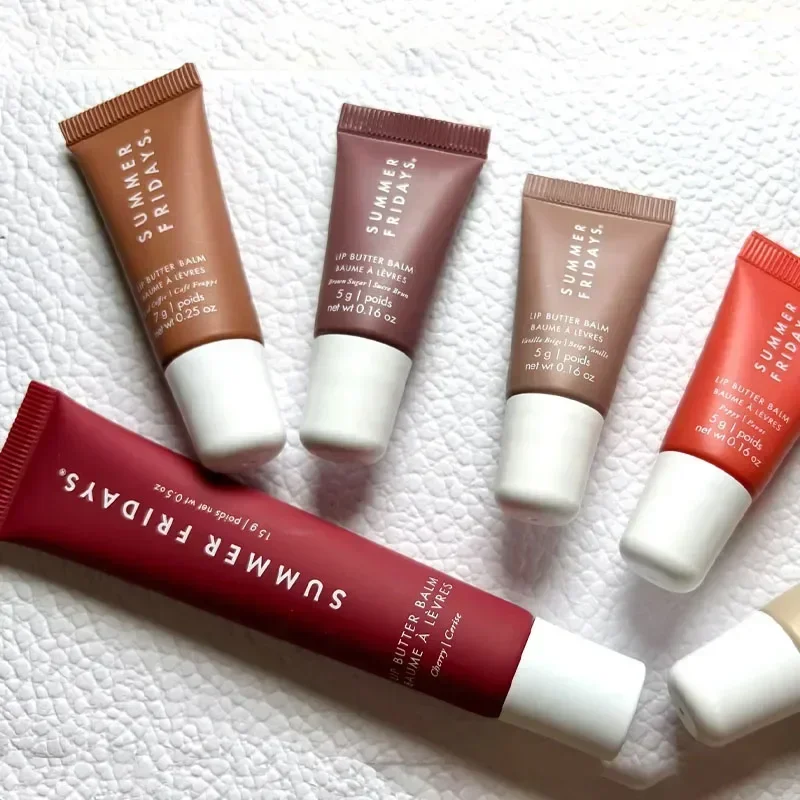 Baume à lèvres hydratant, menthe douce, sucre rose, vanille, Beige, combinaison Tube lisse, miroir, Mini ensemble de rouge à lèvres, été