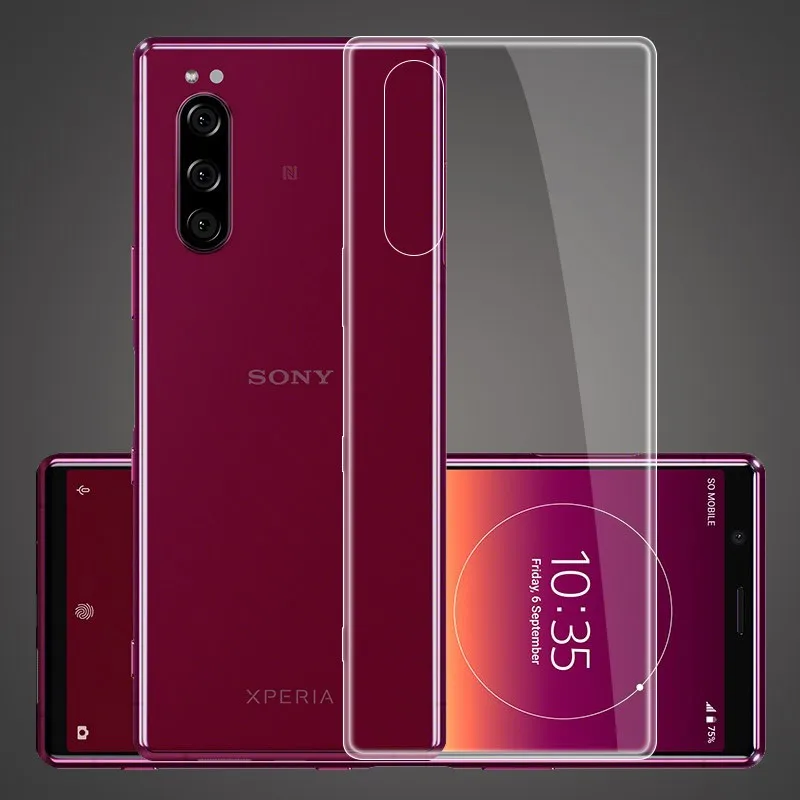 for Sony Xperia 10 5 1 V IV III II Pro Ace 8 XZ4 Case Flexible Soft Crystal Clear TPU Cover Ultrathin Shockproof Shell Fundas