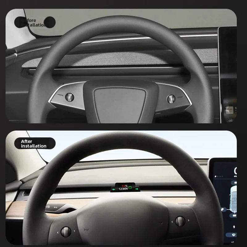 Air Vent Embedded Mini Dashboard It Is Suitable for The Physical Key Central Control of The LCD Instrument Panel of The Model3 Y