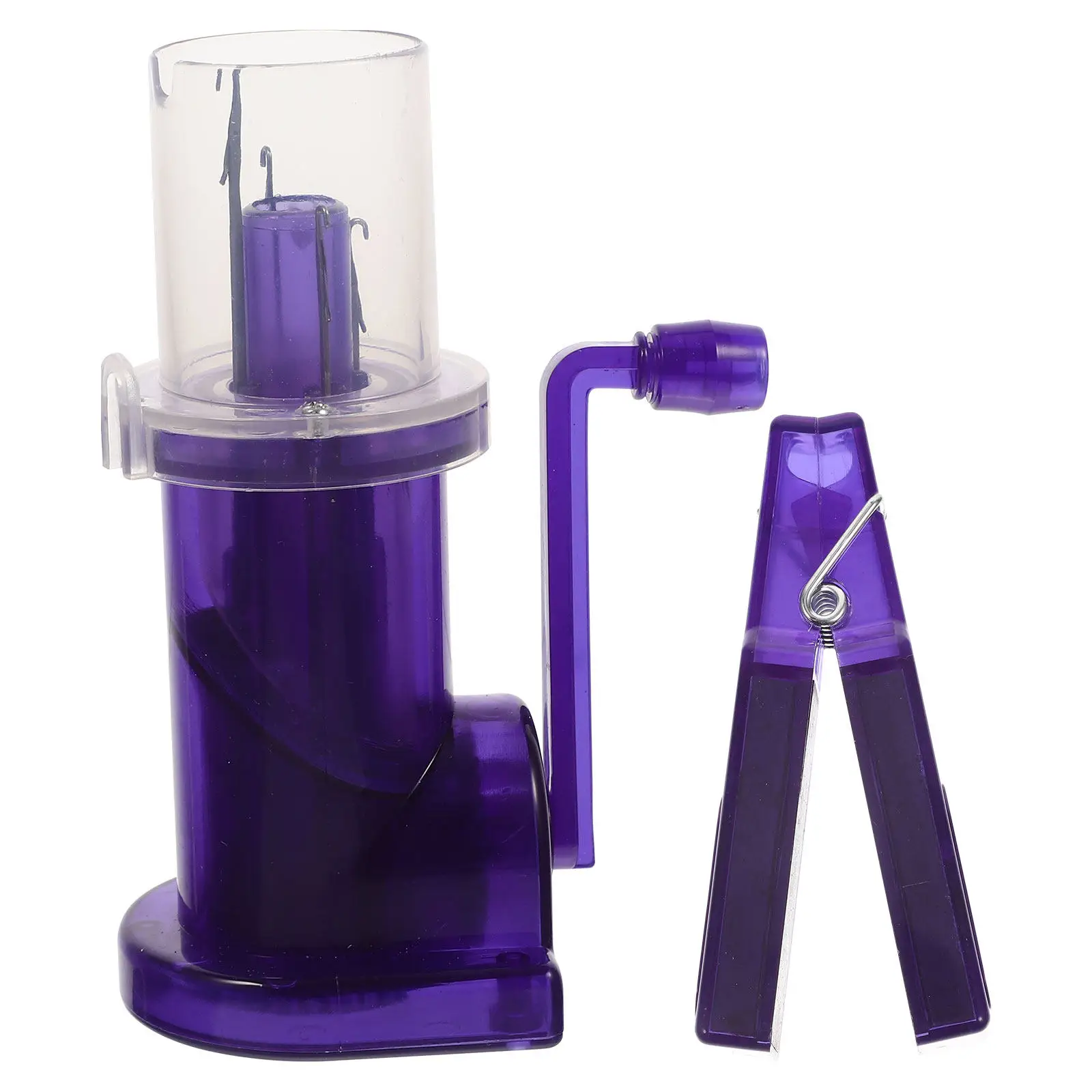 1Set Rotating Knitting Machine Easy Use Manual Winding Tool for Home Store DIY Craft Yarn Wool Rope Knitting Weaving Spiral