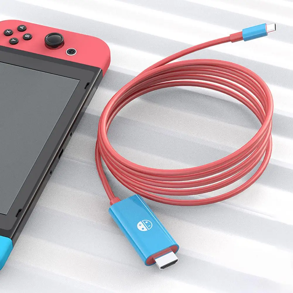 USB C to HDMI Adapter Cable for Nintendo 2 Type-C to HDMI Conversion Adapter Cable for SWITCH 2 Accessories TV Cable J8A0