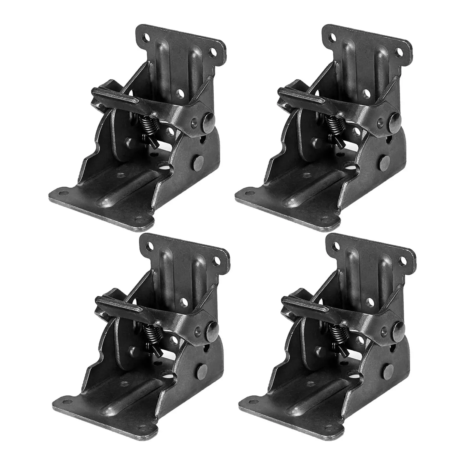 

4x Folding Self Brackets Heavy Duty Self Lock Hinge for Table Leg Workbench