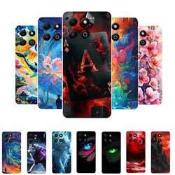 For Honor 200 Smart 5G Case Soft Silicone Poker Wolf Fashion Back Cover for Honor 200Smart Cases Protective Honor200Smart TPU