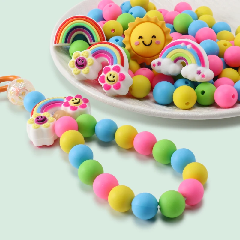 Spese di spedizione MIX di perline di silicone casuali